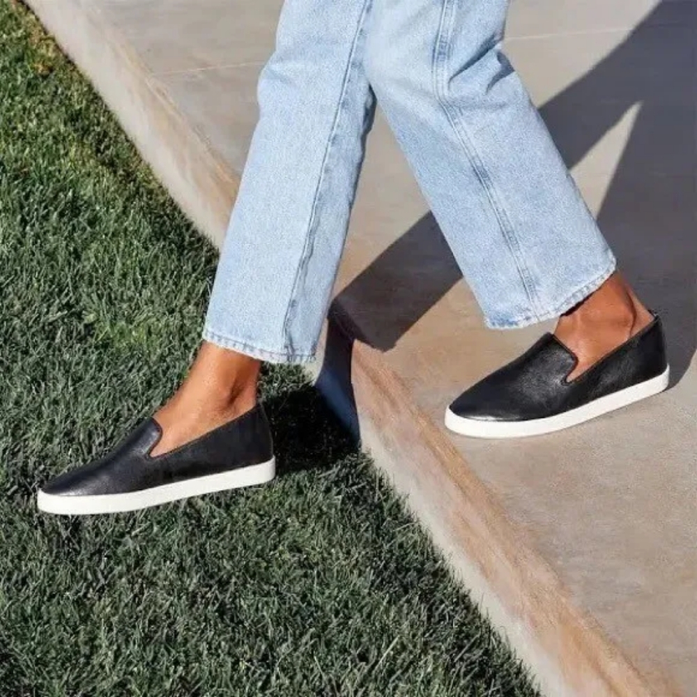 Birdies The Swift Black Slip On Sneakers